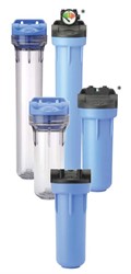 Filter Housing, Standard, Blue 3/4in Npt X 10in Long